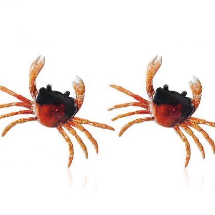Personality Crab Earrings Korean Version Simple..
