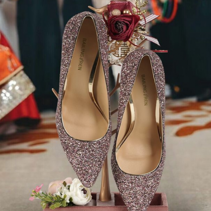 Diy Wedding Shoe Stand Golden Bird Jewelry Stand..