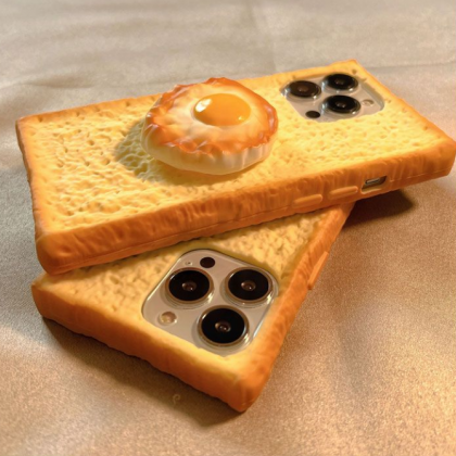 Cute Creative Three-dimensional Poached Egg Bread..