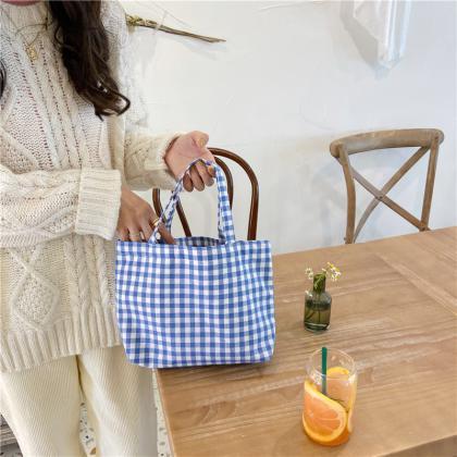Simple Bag Bags Portable Tote Women Cotton