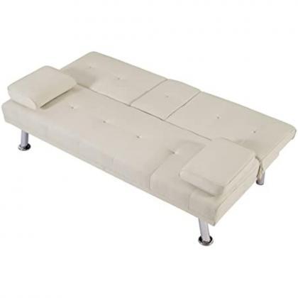 Couch Bed,convertible Folding Sofa With Armrest,..