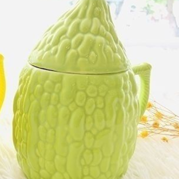 Creative Bitter Melon Ceramic Cup Funny Ins High..
