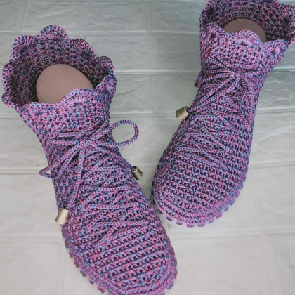 Pure Hand-crocheted, Comfortable Non-slip Thin..