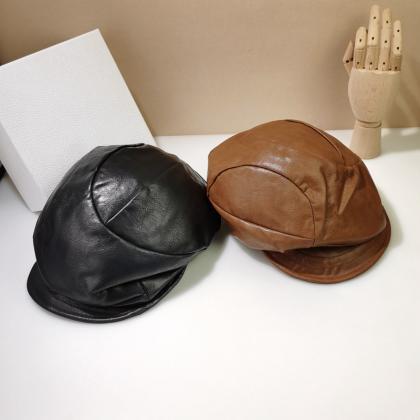 Designer Pleated British Berets Caps For Women And..