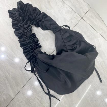 Fashion Ruched Strap Women Shoulder Bags Designer..