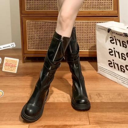 High Quality Shoes For Women Zipper Women Boots..