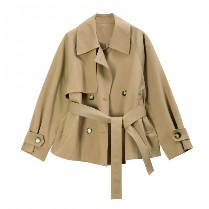 Spring/autumn Loose Oversize Woman Trench Coat..
