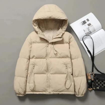 Large Size Winter Jacket Women Casual Hooded..