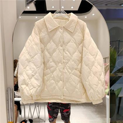 Winter Jacket Women Quilted Coat Korean Clothing..