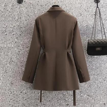Autumn Korean Fashion Slim Waist Versatile..