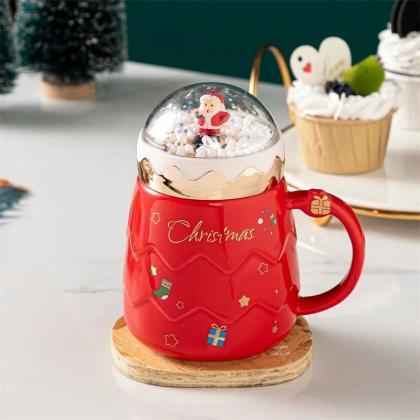 Festive Holiday Snow Globe Mugs Collection