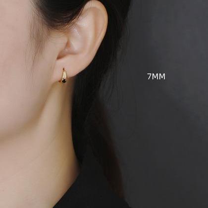 Premium Sense S925 Sterling Silver Wide Earring..
