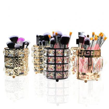 Luxe Crystal Makeup Brush Holder