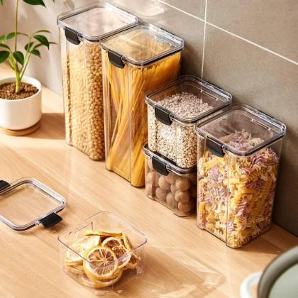 Airtight Clear Food Storage Container Set With..