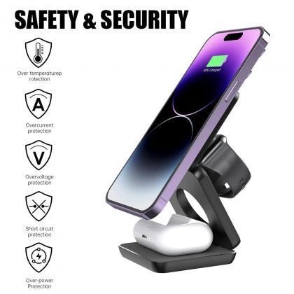 30w Magnetic Wireless Charger Stand Fast Charging..