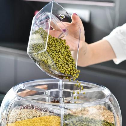 Wall-mounted Dry Food Dispenser, Kitchen Storage..