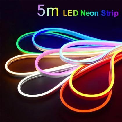 5m Multi-color Flexible Led Neon Strip Lights