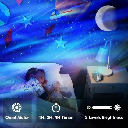 Starry Night Light Projector With Remote Control