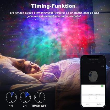 Smart Wifi Galaxy Projector With Voice Control..