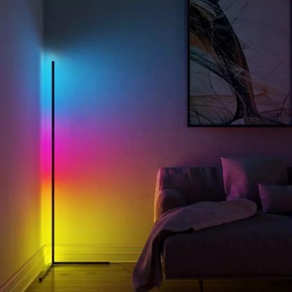 Colorful Music Note Led Floor Lamp With Remote..