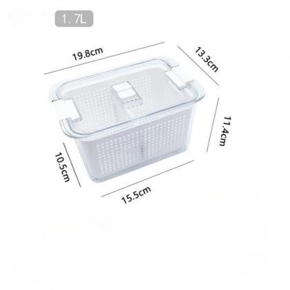 Stackable Refrigerator Storage Containers With..