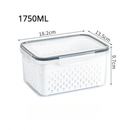 Stackable Refrigerator Storage Containers With..
