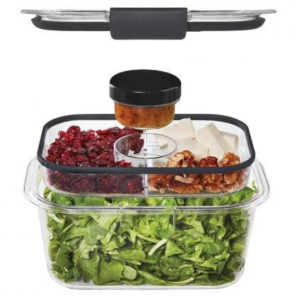 Bpa- Glass Meal Prep Container With Compartments