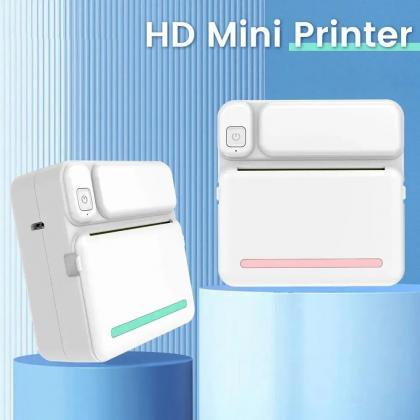 Compact Hd Mini Printer Portable Wireless Thermal..