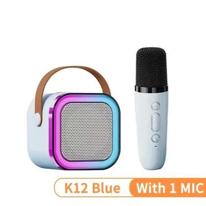 Portable Karaoke Speaker With Led Lights And..