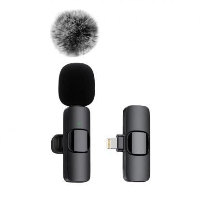 Professional Dual Wireless Lavalier Microphones..