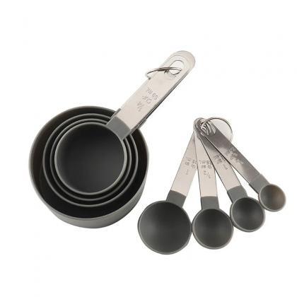 8-piece Stainless Steel Measuring Cups Set On..