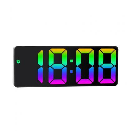Modern Colorful Digital Led Wall Desk Clock Decor