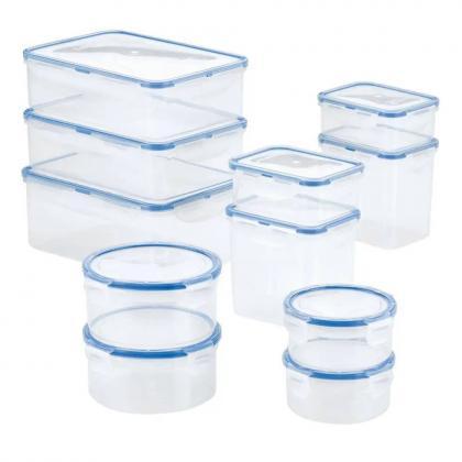 8-piece Transparent Food Storage Container Set..