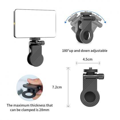 Portable Led Video Light Panel With Laptop Clip..