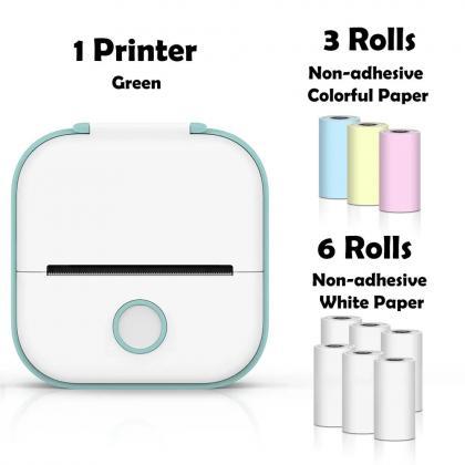 Compact Green Printer Bundle With White And..