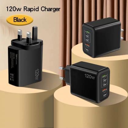120w Universal Fast Charging Usb-c Wall Charger