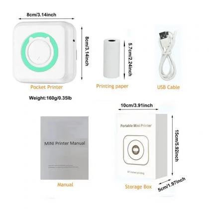 Wireless Instant Photo Printer With App Control..