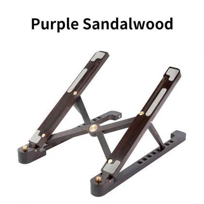 Portable Wooden Laptop Stand Adjustable Notebook..