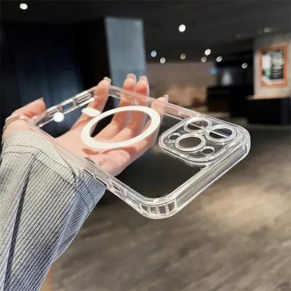 Clear Protective Phone Case With Built-in..