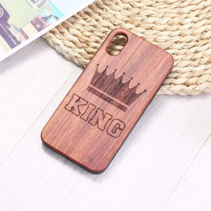 Eco-friendly Natural Wooden Phone Cases Assorted..