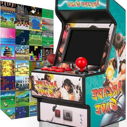 Retro 16-bit Mini Arcade Machine, Classic Gaming..