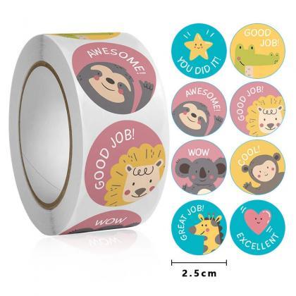Colorful Reward Stickers Rolls For Teachers And..