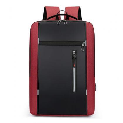 Sleek Water-resistant Anti-theft Laptop Backpack..
