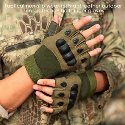 Tactical Military Gloves Hard Knuckle Protective..