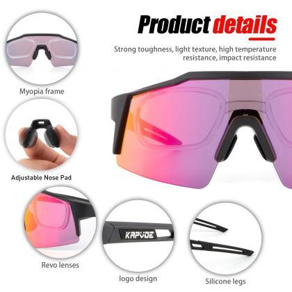 Unisex Polarized Cycling Sunglasses Uv Protection..