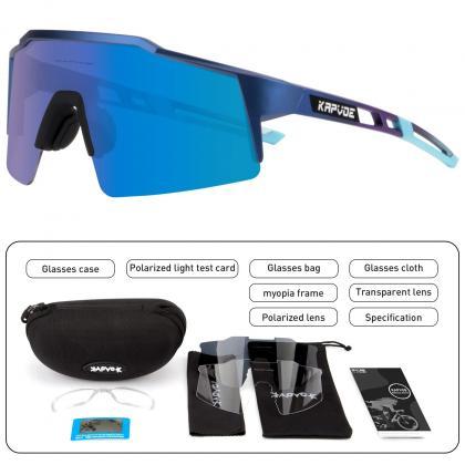 Unisex Polarized Cycling Sunglasses Uv Protection..