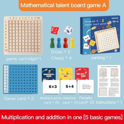 Educational Wooden Board Game For Children..