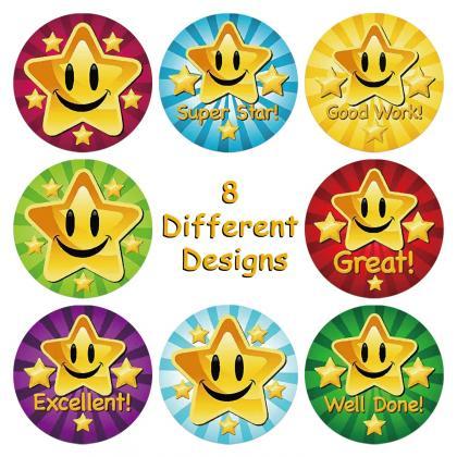 Teacher Reward Stickers For Kids Classroom Praise..