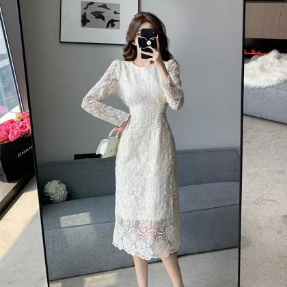 Lotus - Elegant pleated evening midi dress for women