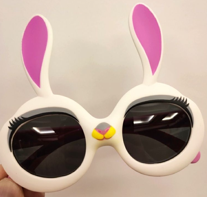 Children's Sunglasses Uv Protection Cartoon Sunglasses Cute Rabbit Polarizer Girls Sunscreen Glasses